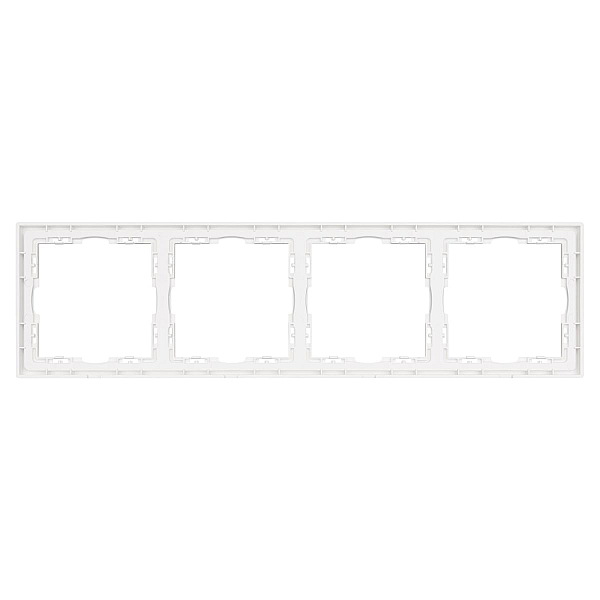 Рамка пластиковая Arlight FRM-NOBE-SFPL-4-WH 054223