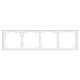 Рамка пластиковая Arlight FRM-NOBE-SFPL-4-WH 054223