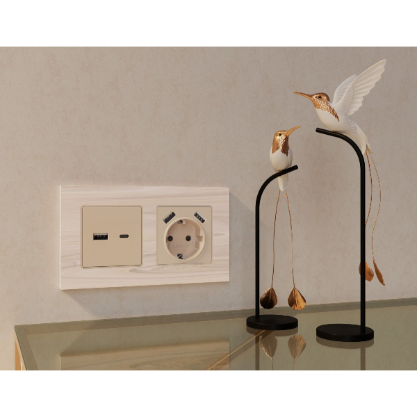 Рамка двухместная Ambrella Volt Grand AF930302 Рамка двухместная Ambrella Volt Grand AF930302