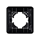 Рамка стеклянная на 1 пост Arlight FRM-OMALI-SFGS-1-BK 049676