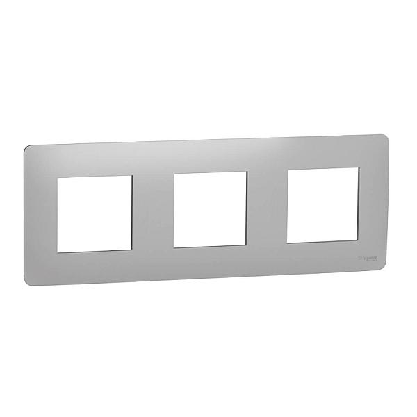 Рамка 3-постовая Schneider Electric Unica New NU200630