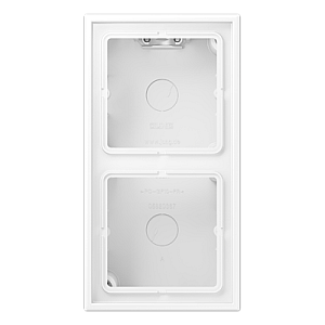 Коробка двухместная Jung LS582AWWM