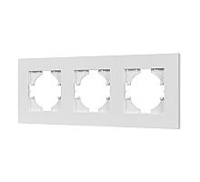 Рамка на 3 поста пластиковая Arlight FRM-PERIO-PL-3-WH 049754