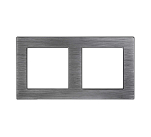 Рамка на 2 поста Arlight FRM-PRESTO-ALS-2-GR 043856