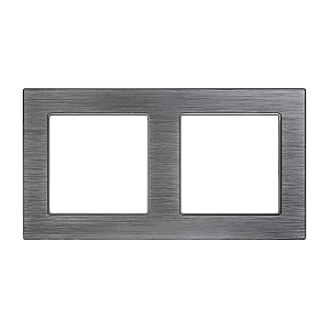 Рамка на 2 поста Arlight FRM-PRESTO-ALS-2-GR 043856