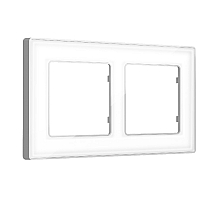 Рамка двухместная Ambrella Volt Arctic AF580132