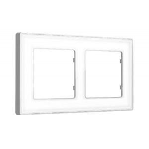Рамка двухместная Ambrella Volt Arctic AF580132