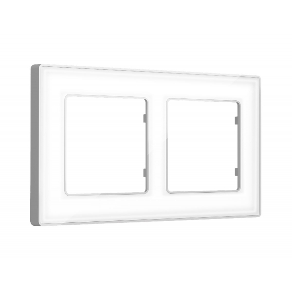 Рамка двухместная Ambrella Volt Arctic AF580132