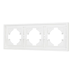 Рамка пластиковая на 3 поста Arlight FRM-TENDO-SFPL-3-WH 054653