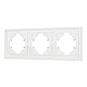 Рамка пластиковая на 3 поста Arlight FRM-TENDO-SFPL-3-WH 054653