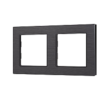 Рамка двухместная Arlight FRM-PRESTO-ALS-2-BK 043855