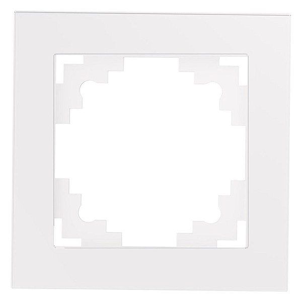 Рамка 1-постовая Stekker Катрин белый GFR00-7001-01 39517