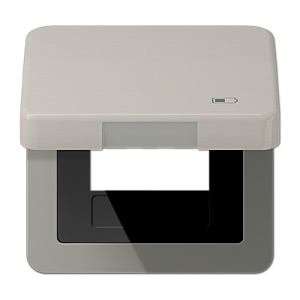 Рамка с подпружиненной крышкой для USB-механизмов Jung CD590KLUSBPT