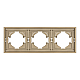 Рамка пластиковая на 3 поста Arlight FRM-TENDO-SFPL-3-GD 054651