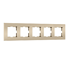 Рамка на 5 постов Werkel Slab (шампань софт) W0052911 4690389218460 a071629