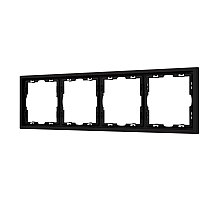 Рамка пластиковая Arlight FRM-NOBE-SFPL-4-BK 054224