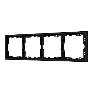 Рамка пластиковая Arlight FRM-NOBE-SFPL-4-BK 054224