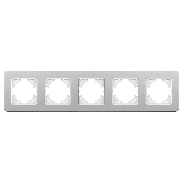 Рамка на 5 постов алюминиевая Arlight FRM-AKIRY-SFAL-5-SR 049746
