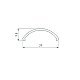 Экран Arlight ROUND-D36-360-2500 BLACK OPAL 050764
