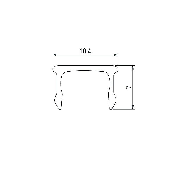 Экран Arlight ARH-PLINTUS-FANTOM-3000 Opal 043128