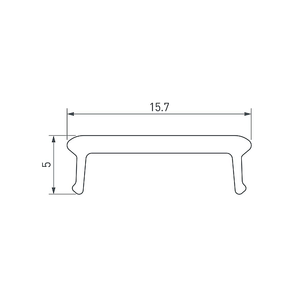 Экран призматический Arlight LINE-W16-2000 BLACK (Пластик) 063965