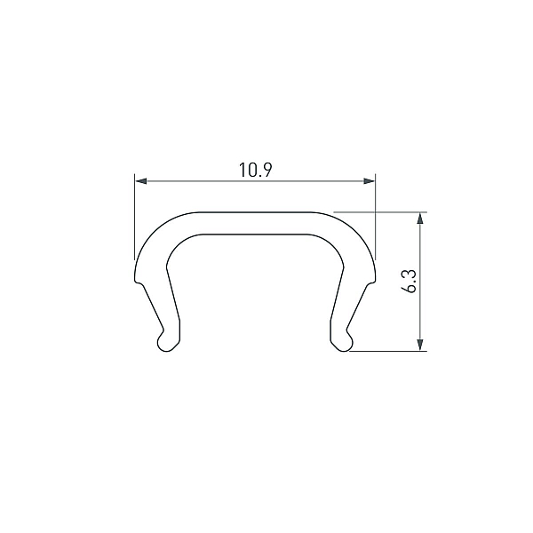 Экран Arlight LINE-D-1111-2000 OPAL (Пластик) 061086