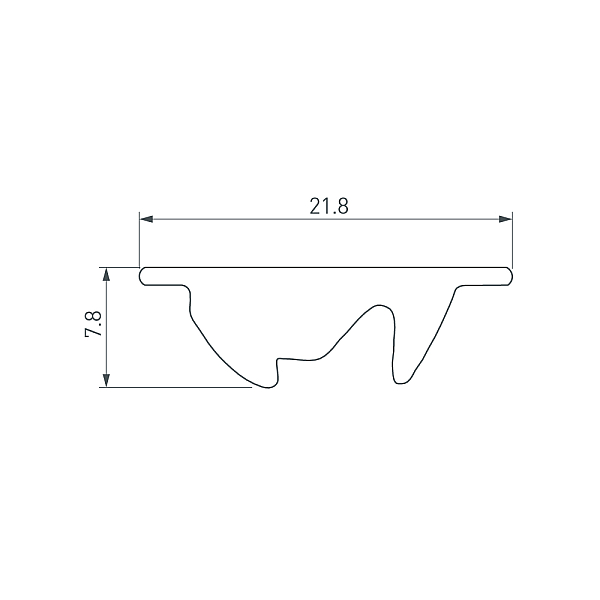 Экран асимметричный Arlight SL-LINE-W20-2500 (Пластик) 033746(1)