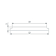 Экран Arlight LINE-3560-BENT-SIDE-2M OPAL 062982