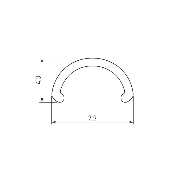 Рассеиватель Arlight ARH-Round-D8-2000 Round Opal 036326