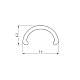 Рассеиватель Arlight ARH-Round-D8-2000 Round Opal 036326