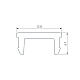 Экран Arlight STRETCH-COMFORT-14-CEIL-CENTER-2000 MAT-BLACK 065210