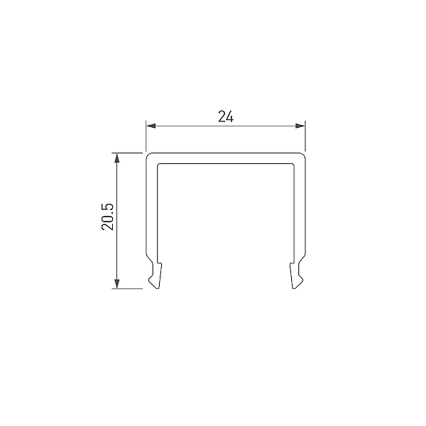 Экран Arlight G-K MAT-L для PLS-GIP, LOCK 019210(1)