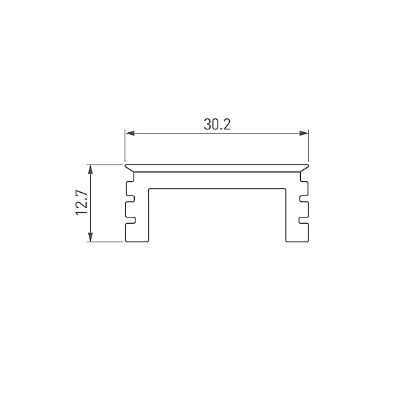Экран Arlight LINE-3535-BENT-SIDE-2M OPAL 055987