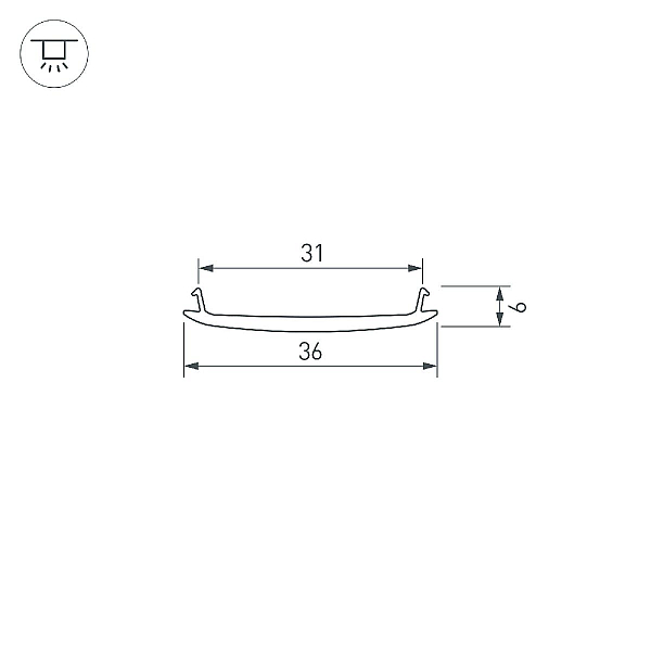 Экран Arlight STRETCH-S-35-CEIL-CENTER-10m 040821(1)