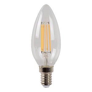 Светодиодная филаментная диммируемая лампа Lucide E14 4W 2700K cвеча 49023/04/60