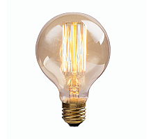 Лампа накаливания Lussole LOFT Е27 60W 2700K прозрачная GF-E-7125