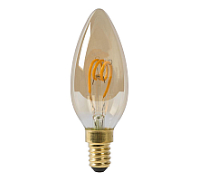 Светодиодная диммируемая лампа Lucide E14 3W 2200K cвеча 49043/03/62