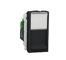 Розетка компьютерная RJ45 Schneider Electric Unica Modular Cat. 5e UTP NU341054