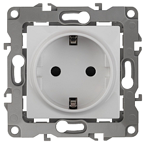 Розетка 2P+E Schuko Эра 12-2101-01 Б0014675