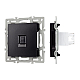 Механизм компьютерной розетки Arlight SCT-MPC1-PL-BK 045334