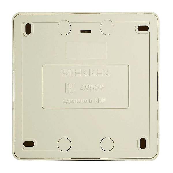 Розетка 4-местная 2P+PE Stekker София слоновая кость MST16-14S-04 49509