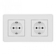 Розетка Arte Milano SET16-2-40-1x2 white