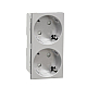 Розетка со шторками Schneider Electric Unica NU306630
