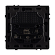Розетка зк со шторками с USB тип C+С софт-тач черный оникс Arlight SCT-MUCC-SFPL-BK (250V, 16A) 061813(1)