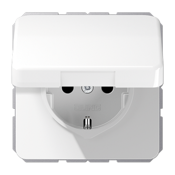 Розетка штепсельная Schuko Jung CD1520BFKIKLWW