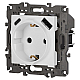Розетка ЭРА Elegance 14-4108-01М 2P+E 16A-250В со шторками с USB type-A+C 5В-3А белый матовый Б0067710