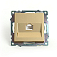 Розетка компьютерная RJ-45 Stekker Катрин золото GLS00-7107-08 49227