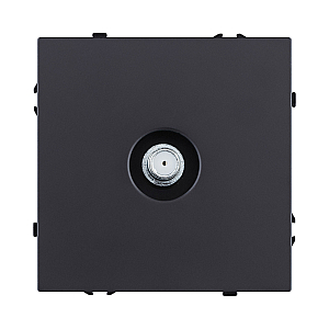 Розетка TV, черный матовый Kollinger Eclipse EC-020BK