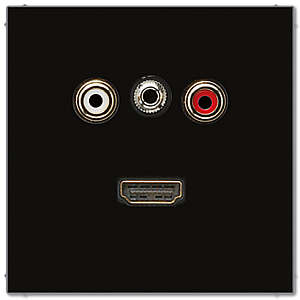 Розетка мультимедиа Jung MALS1082SW