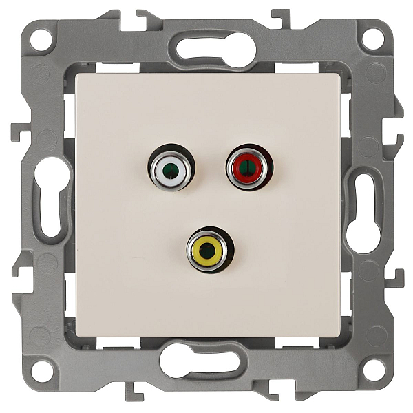 Розетка RCA ЭРА 12 12-3113-02 Б0027472